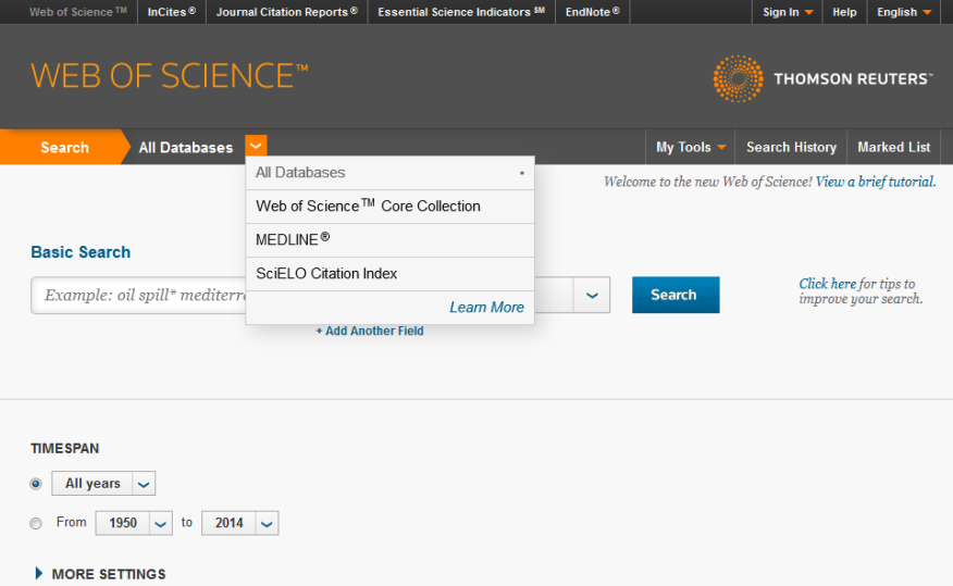 Scielo Citation Index on Web of Knowledge