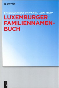 Luxemburger Familiennamenbuch Cover